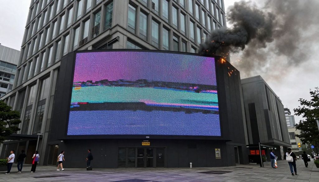 Penanganan Videotron Terbakar